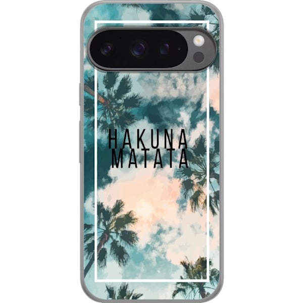 Google Pixel 9 Pro XL Gennemsigtig cover Hakuna Matata