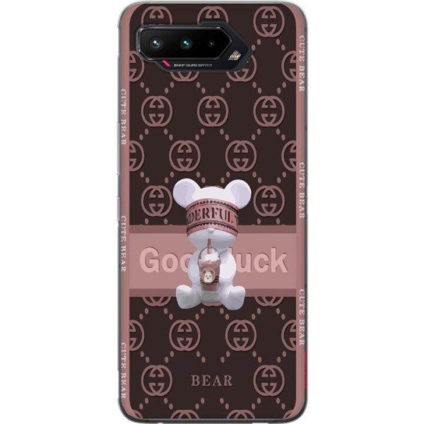 Asus ROG Phone 5 Gjennomsiktig deksel Lykke til Bear