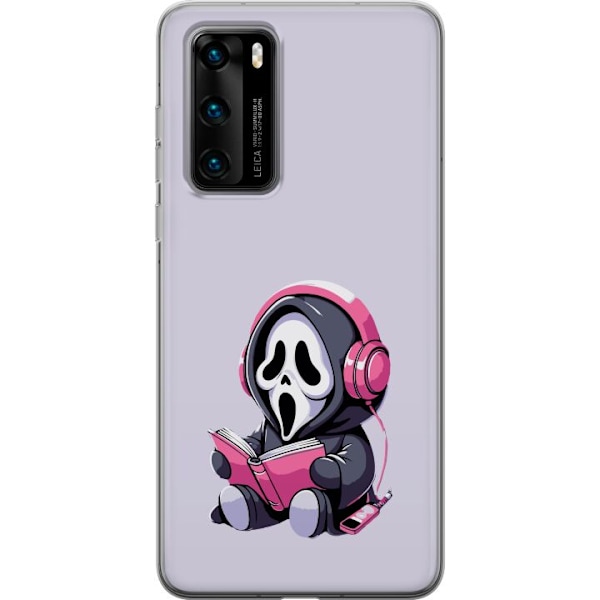 Huawei P40 Genomskinligt Skal Scream