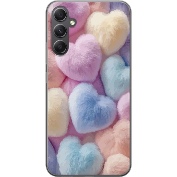 Samsung Galaxy A05s Genomskinligt Skal Hjärtan Kärlek Grafisk Design Romantiskt Motiv Populärt Symbol Grafiskt Mönster Dekoration