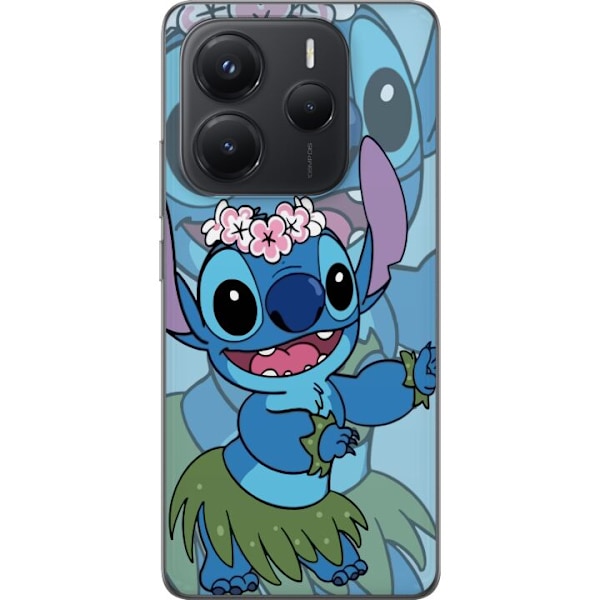 Xiaomi Redmi Note 14 Läpinäkyvä kuori Stitch tähtien alla - Taianomainen Anime-tyyli