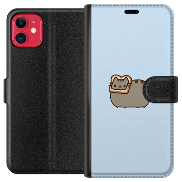 Kompatibel Tegnebogsetui til Apple iPhone 11 Cat Loaf