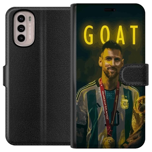 Motorola Moto G31 Tegnebogsetui Ged Messi