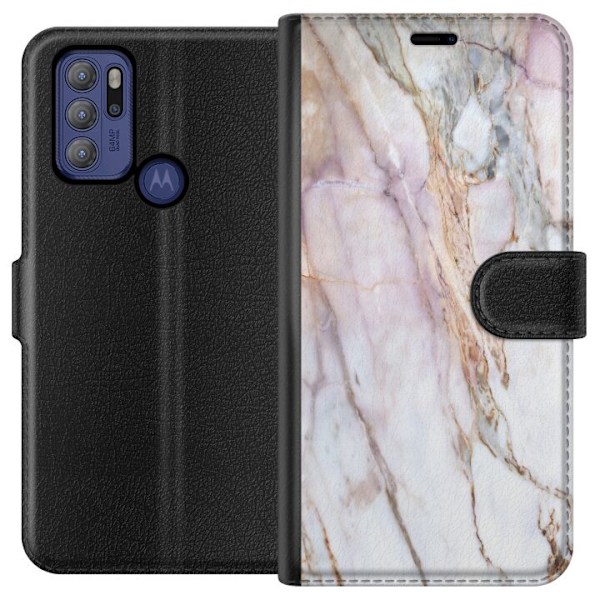 Motorola Moto G60S Tegnebogsetui Marmelade