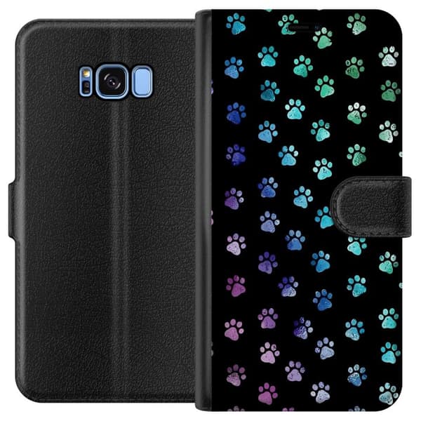 Kompatibelt Plånboksfodral till Samsung Galaxy S8 Tassar