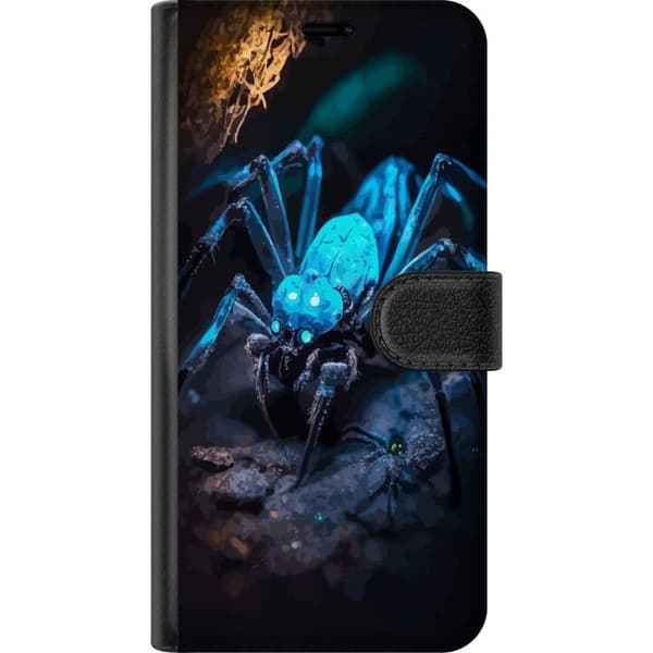 Kompatibelt Plånboksfodral till Apple iPhone 12 mini Spindel Läskigt