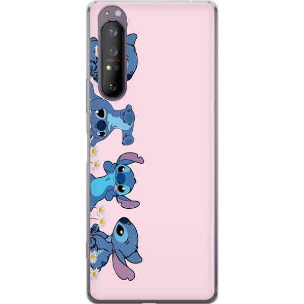 Sony Xperia 1 II Gennemsigtig cover  Stitch Grin & Leg – Per