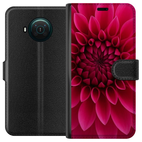 Nokia X10 Tegnebogsetui Rosecore