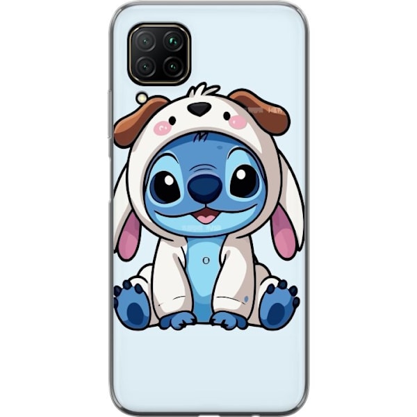 Huawei P40 lite Gennemsigtig cover Stitch Hundekostume Lilo & Stitch Disney Sjovt Design Blå Udlænding Tegneseriekarakter Populær Børne Disney Fil