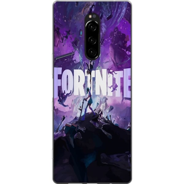 Sony Xperia 1 Gjennomsiktig deksel Fortnite