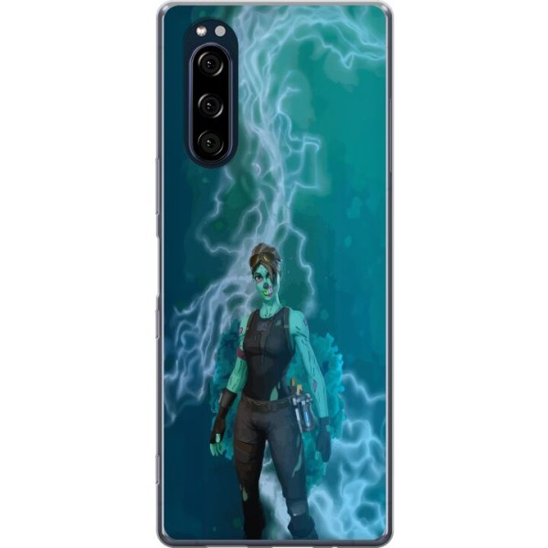 Sony Xperia 5 Gennemsigtig cover Fortnite - Ghoul Trooper