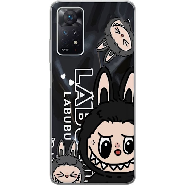 Xiaomi Redmi Note 11 Pro 5G Läpinäkyvä kuori <nl>Labubu Bla