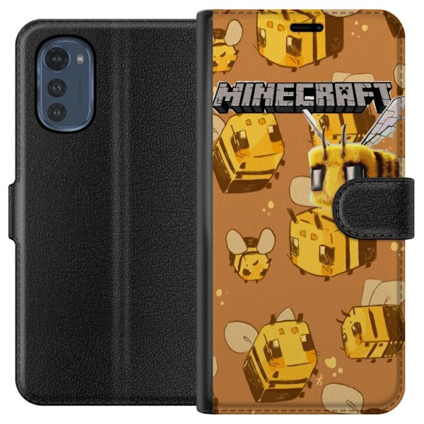 Motorola Moto E32s Lompakkokotelo Minecraft Bi