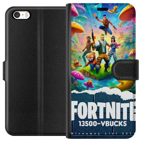 Apple iPhone SE (2016) Lompakkokotelo Fortnite