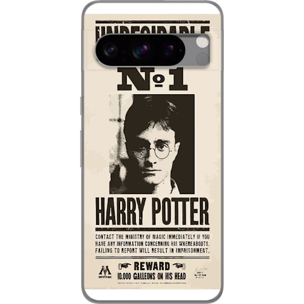 Google Pixel 8 Pro Genomskinligt Skal Harry Potter