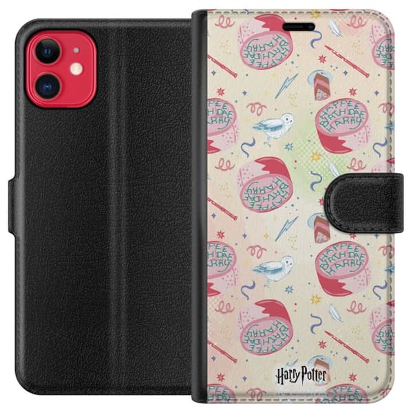 Kompatibel Tegnebogsetui til Apple iPhone 11 Harry Potter Mønster Hogwarts Magi