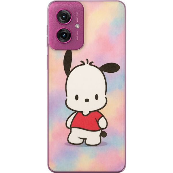 Motorola Moto G55 Gennemsigtig cover Kawaii Sanrio Pochacco