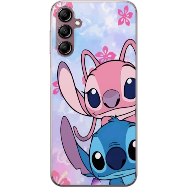 Samsung Galaxy A14 5G Genomskinligt Skal Stitch & Angel