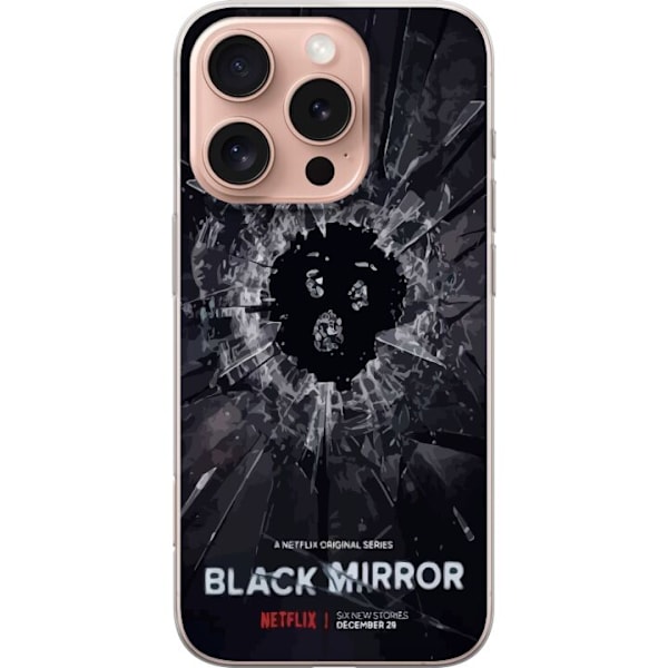 Apple iPhone 16 Pro Gjennomsiktig deksel Black Mirror Sci-Fi N