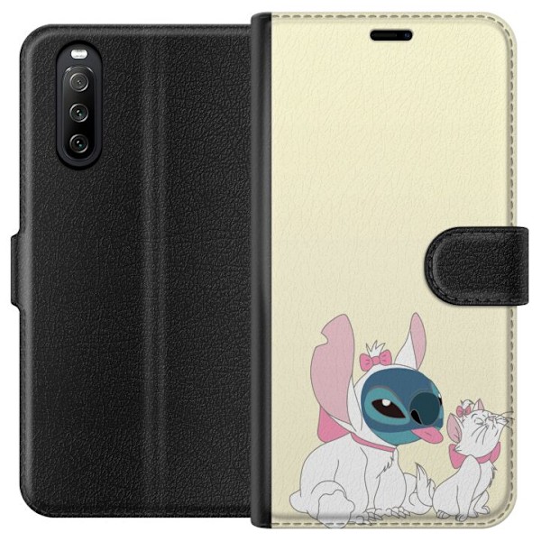 Sony Xperia 10 III Plånboksfodral Stitch aristocats