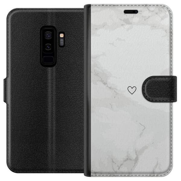 Kompatibel Tegnebogsetui til Samsung Galaxy S9+ Marmorkerte