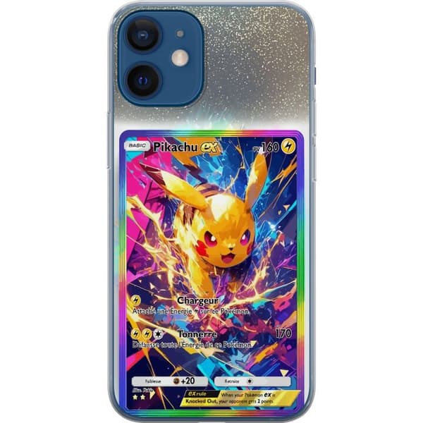 Kompatibel Mobilcover til Apple iPhone 12 mini Pikachu gul