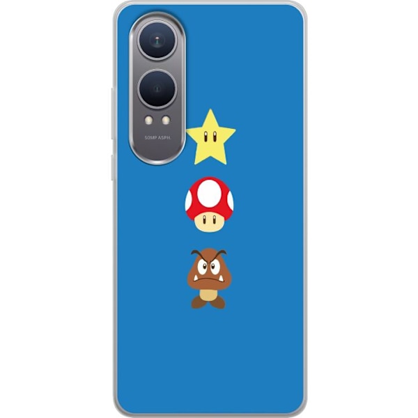 OnePlus Nord CE4 Lite Läpinäkyvä kuori Super Mario