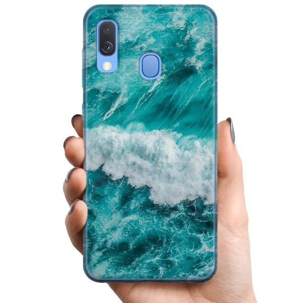 Samsung Galaxy A40 TPU Mobilskal Ocean