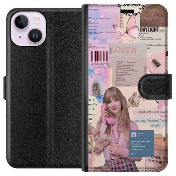 Kompatibel Tegnebogsetui til Apple iPhone 14 Taylor Swift