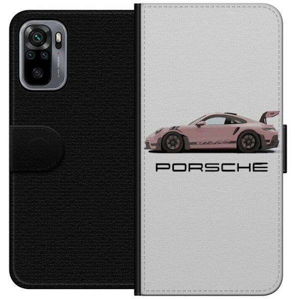 Xiaomi Redmi Note 10S Lommeboketui Porsche 911 Pink