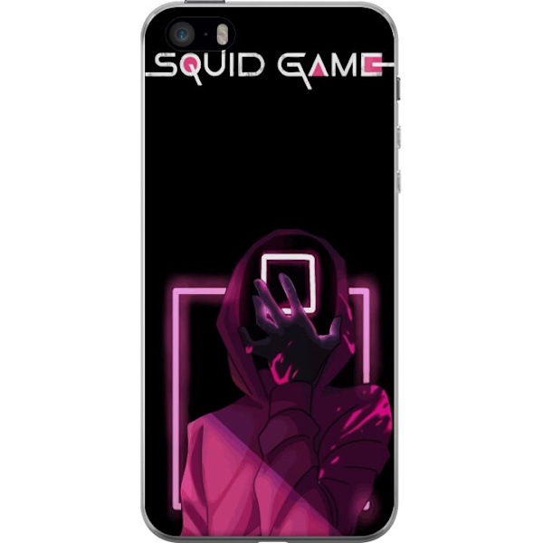 Apple iPhone SE (2016) Läpinäkyvä kuori Squid Game Teema Suosittu Sarja Motiivi Graafinen Ikoninen Suunnittelu Aasialainen Popkulttuuri Jännitys D