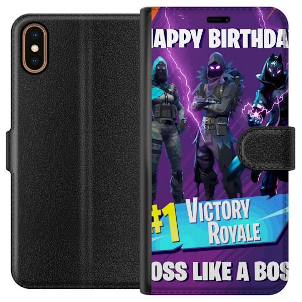 Apple iPhone XS Lompakkokotelo Fortnite