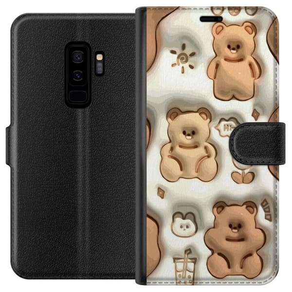 Kompatibelt Lommeboketui til Samsung Galaxy S9+ Boblende Bjørner