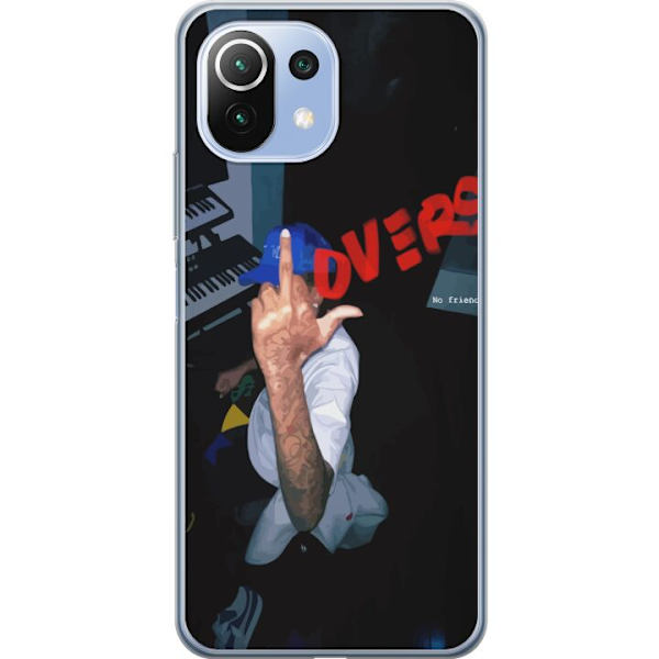 Xiaomi Mi 11 Lite Genomskinligt Skal Lovers Mystical Romance Kärlek Mystik Design Romantiskt Motiv Populärt Grafiskt Mönster Fashion Stil
