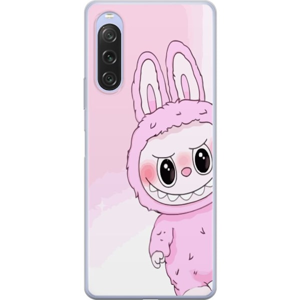 Sony Xperia 10 V Gjennomsiktig deksel Labubu Bunny-serien