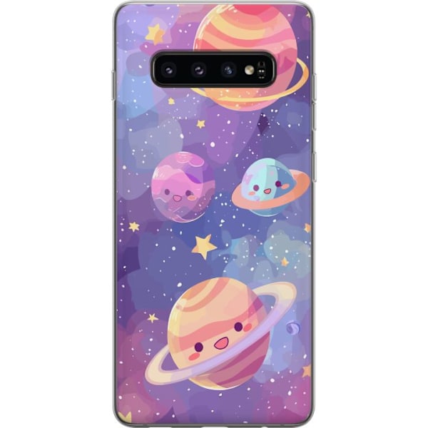 Samsung Galaxy S10 Gennemsigtig cover Rum Sød