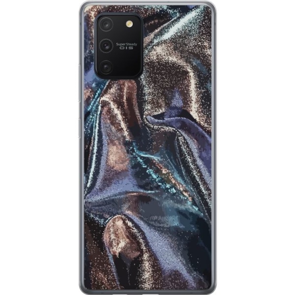 Samsung Galaxy S10 Lite Genomskinligt Skal Glitter / Silke