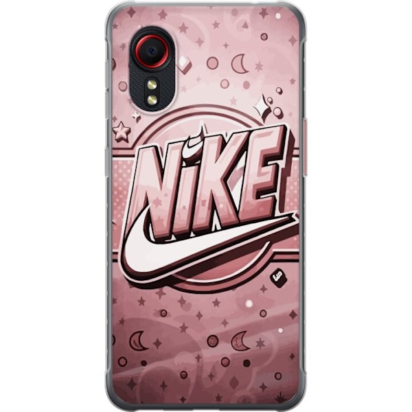 Samsung Galaxy Xcover 5 Gjennomsiktig deksel Nike Rosa