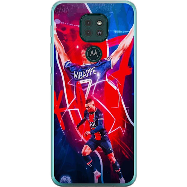 Motorola Moto G9 Play Gennemsigtig cover Kylian Mbappé