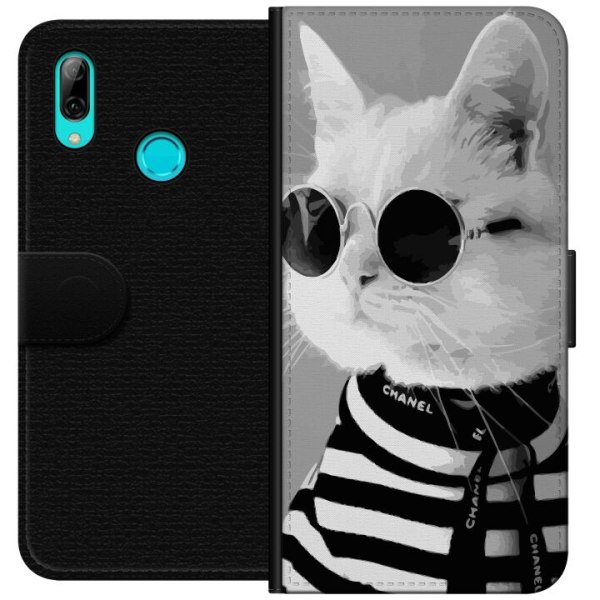 Huawei P smart 2019 Lommeboketui Fancy Cat