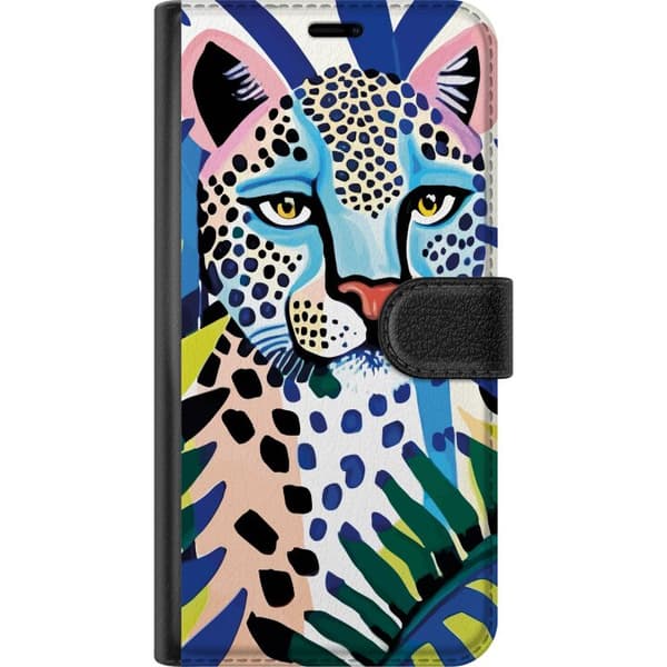 Kompatibelt Plånboksfodral till Samsung Galaxy A52s 5G Vivid Leopard