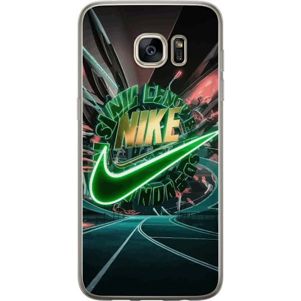 Samsung Galaxy S7 edge Genomskinligt Skal Nike