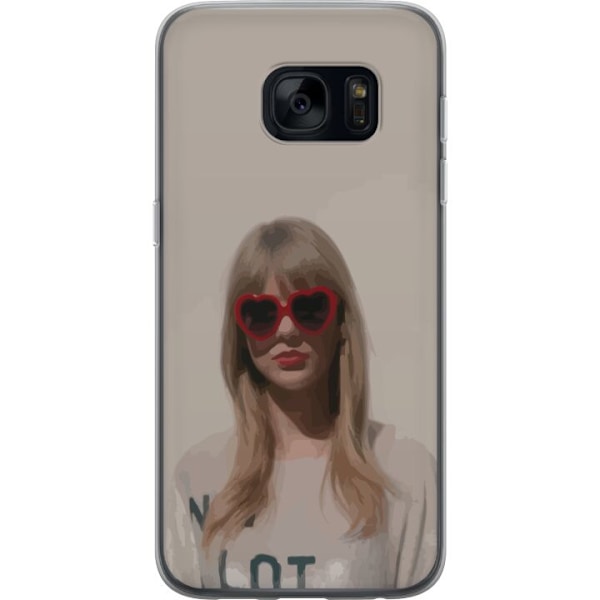 Samsung Galaxy S7 Läpinäkyvä kuori Taylor Swift