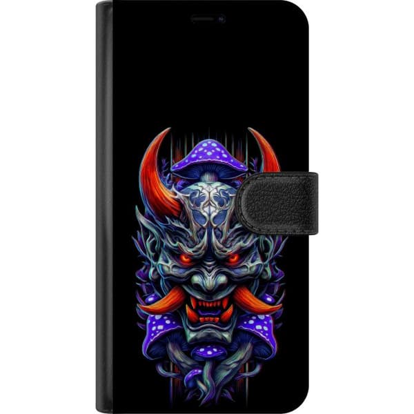 Kompatibelt Plånboksfodral till Apple iPhone 11 Pro Neondemon med svampar svart