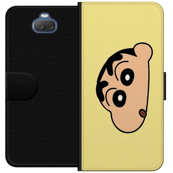 Sony Xperia 10 Lommeboketui Peeking Shinchan