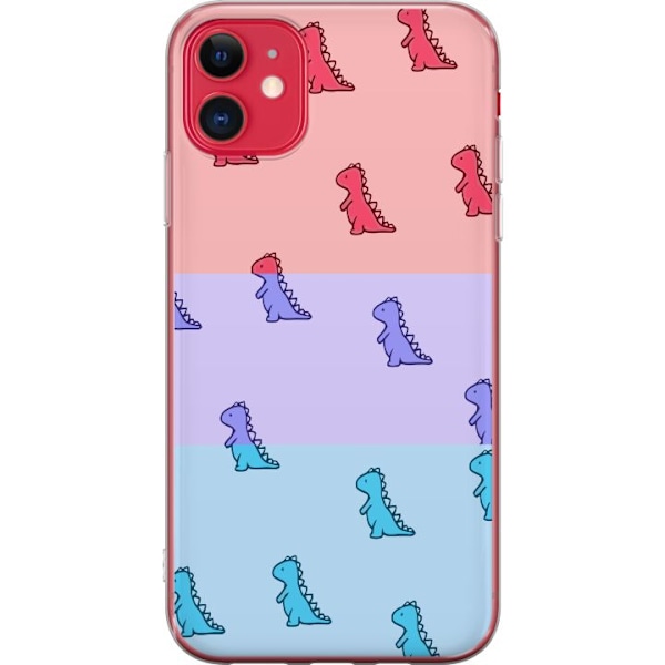 Apple iPhone 11 Läpinäkyvä kuori Dino