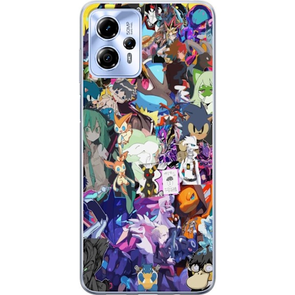 Motorola Moto G13 Gjennomsiktig deksel Pokémon Blaze