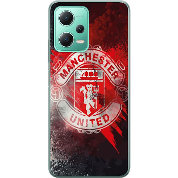 Xiaomi Redmi Note 12 Gennemsigtig cover Manchester United F.C.