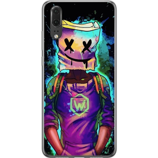 Huawei P20 Gjennomsiktig deksel Fortnite Marshmello