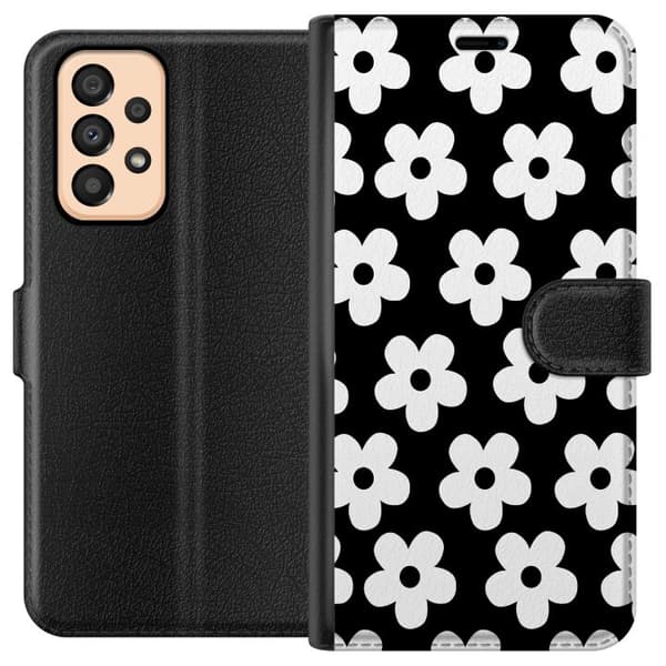 Kompatibel Tegnebogsetui til Samsung Galaxy A33 5G Blomster